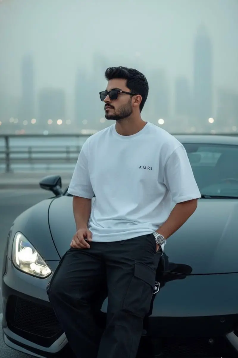 minimalist outfit for men — look 2, DRAPE inspiration