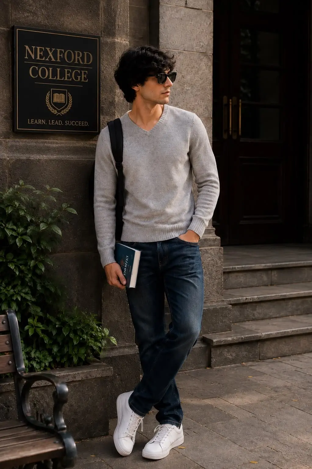 Outfits de viaje — look 11 para hombre (inspiración DRAPE)