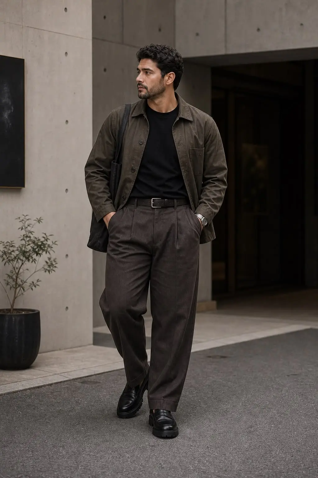 Outfit del día — look 4 para hombre (inspiración DRAPE)