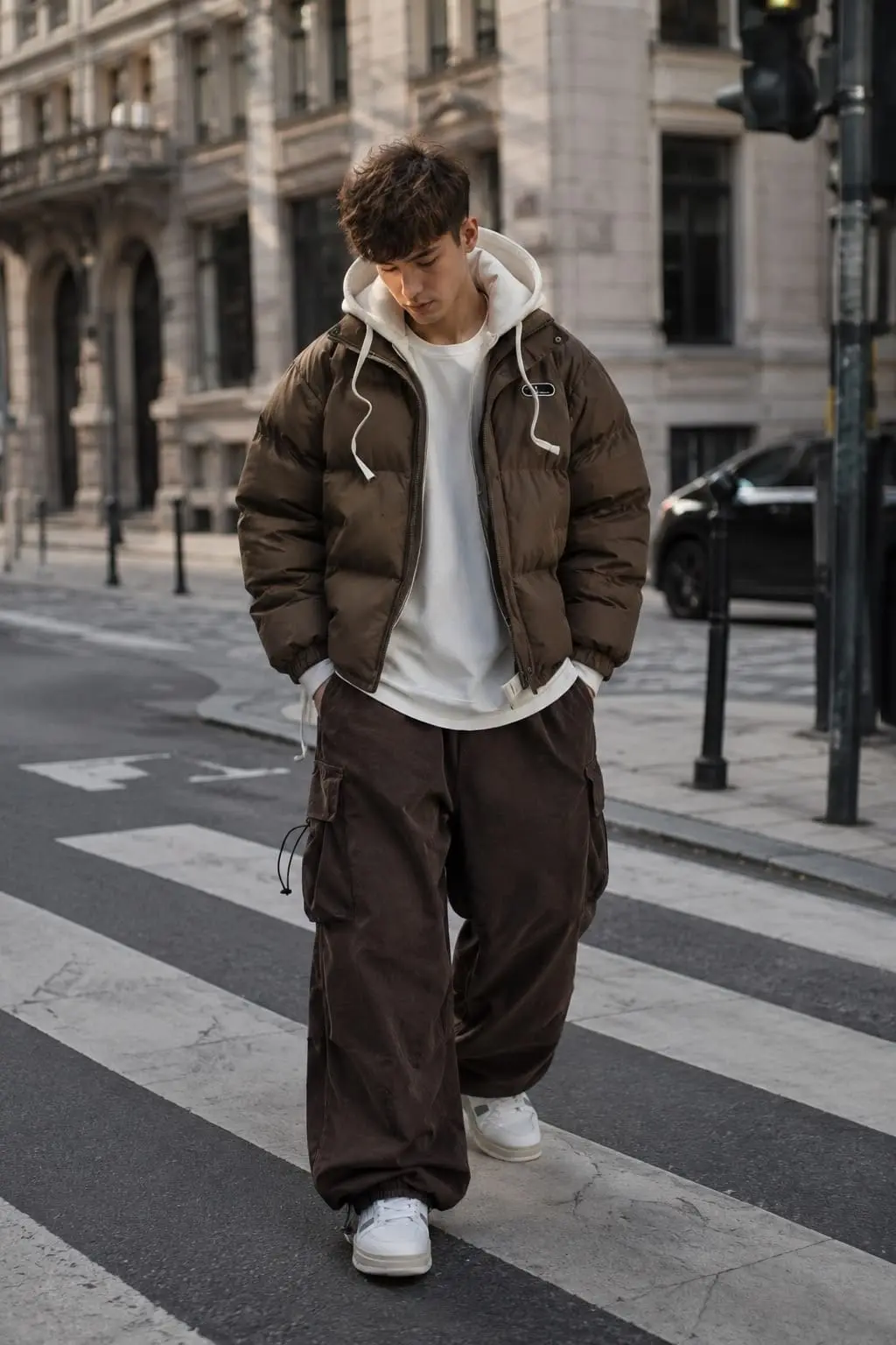 Outfits de invierno — look 10 para hombre (inspiración DRAPE)
