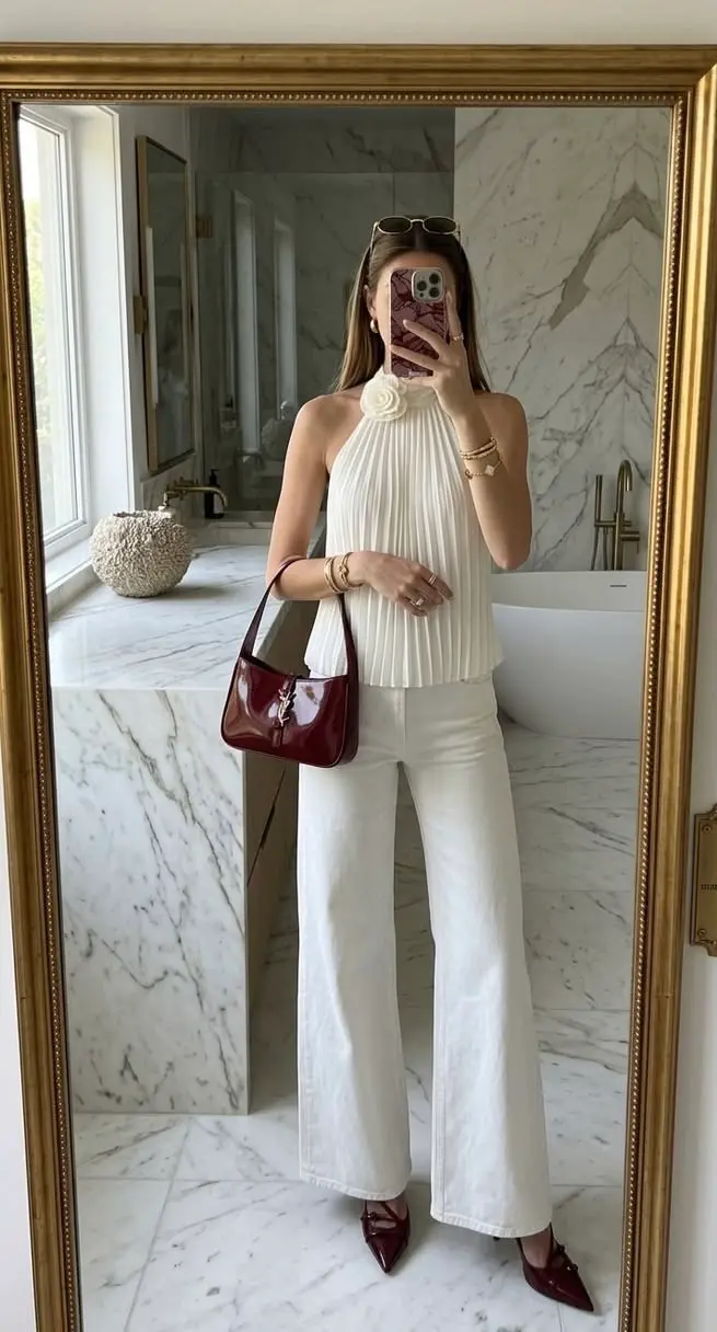 minimalist outfit for women — look 3, DRAPE inspiration