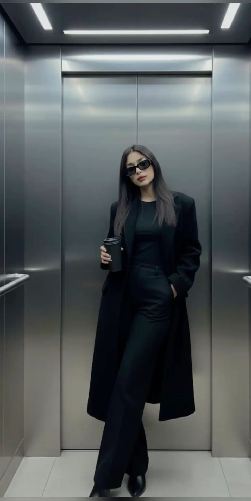 Outfits de invierno — look 1 para mujer (inspiración DRAPE)