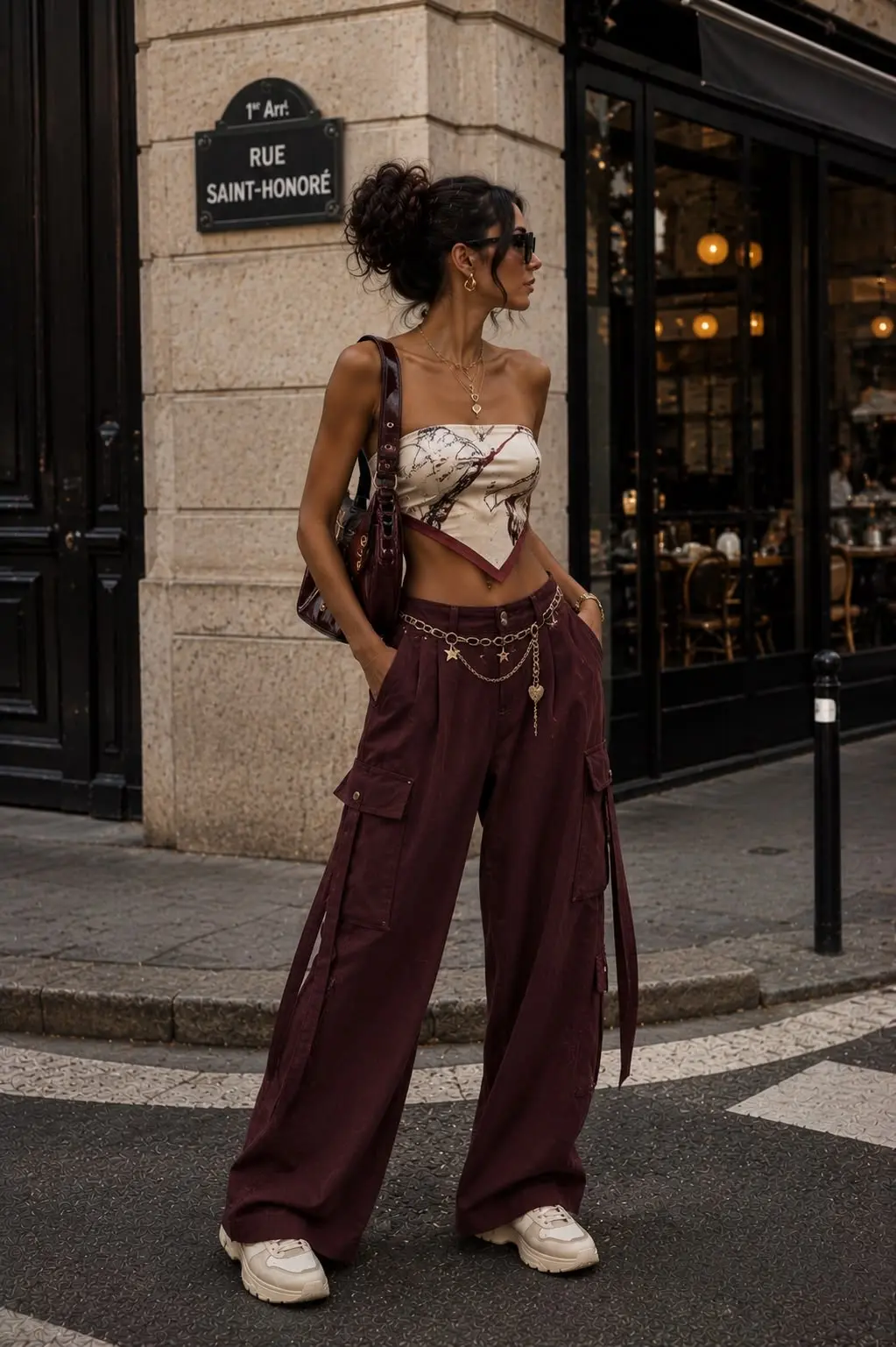 Outfit streetwear para mujer — look 9 de inspiración DRAPE